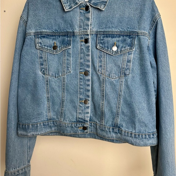 Superdown Raya Rhinestone Fringe Jean Denim Jacket - Picture 2 of 11